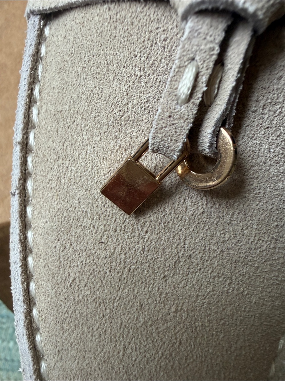 Women’s Suede Tassel Loafers in Taupe - Picture 2 of 4